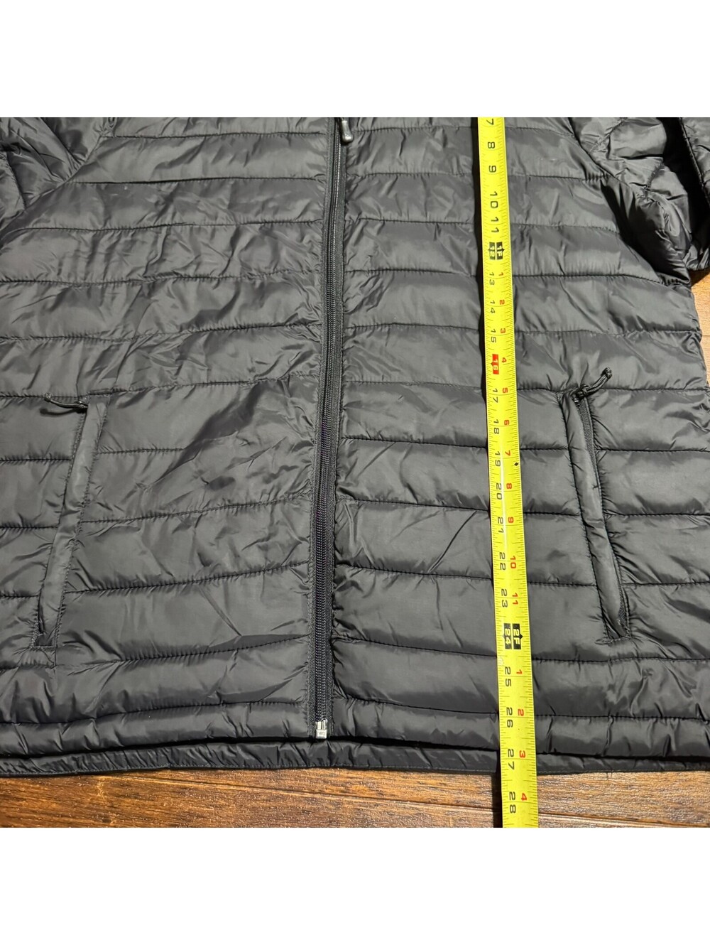 Zeroxposure Men's Puffer Jacket Black full zip Size Large Hiking Lightweight - Picture 5 of 8